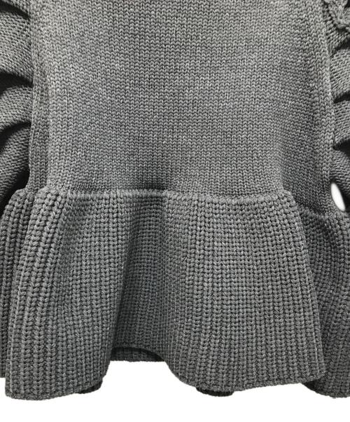 TODAYFUL（トゥデイフル）TODAYFUL (トゥデイフル) Puffsleeve Knit Tops グレー サイズ:FREEの古着・服飾アイテム
