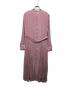 Estella.K（エステラケー）の古着「Alyssa Pleaded Long Dress / 125351431」｜ピンク