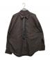 MAISON SPECIAL（メゾンスペシャル）の古着「Striped Tie Shirt / 21261315205」｜ブラウン