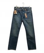 RRLダブルアールエル）の古着「STRAIGHT LEG JAPAN WOVEN」｜インディゴ