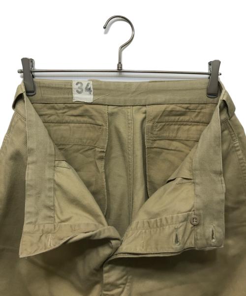 French Army（フランス軍）French Army (フランス軍) Ｍ-52パンツ ベージュ サイズ:SIZE 34(股下61cm)の古着・服飾アイテム
