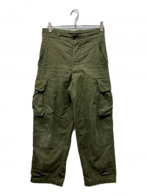 French Army（フランス軍）French Army (フランス軍) M-47カーゴパンツ オリーブ サイズ: 21(ウエスト約80cm)の古着・服飾アイテム