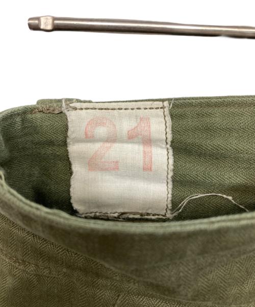 French Army（フランス軍）French Army (フランス軍) M-47カーゴパンツ オリーブ サイズ: 21(ウエスト約80cm)の古着・服飾アイテム