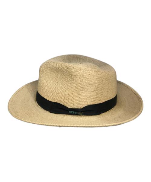 STETSON（ステットソン）STETSON (ステットソン) ストローハット ベージュ サイズ:XLの古着・服飾アイテム