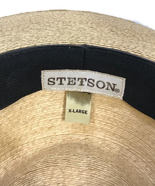 STETSON（ステットソン）STETSON (ステットソン) ストローハット ベージュ サイズ:XLの古着・服飾アイテム