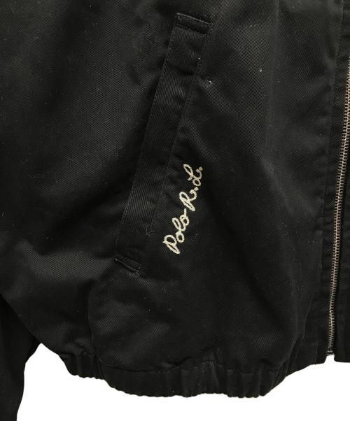 POLO RALPH LAUREN（ポロ・ラルフローレン）POLO RALPH LAUREN (ポロ・ラルフローレン) ポニー刺繍スイングトップ ブラック サイズ:Lの古着・服飾アイテム
