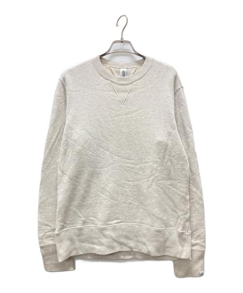BEAMS（ビームス）BEAMS (ビームス) LOOPWHEELER (ループウィラー) クルーネックスウェット グレー サイズ:Lの古着・服飾アイテム