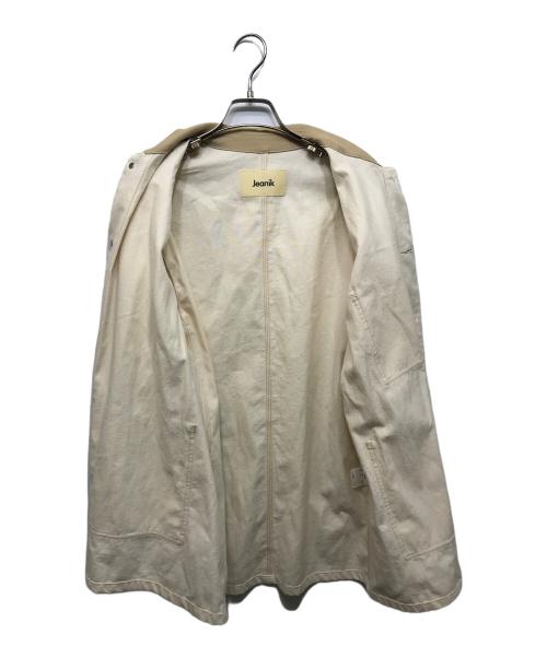 Jeanik（ジーニック）jeanik (ジーニック) 襟コーデュロイカバーオール / JEANIK0107 アイボリー サイズ:Sの古着・服飾アイテム
