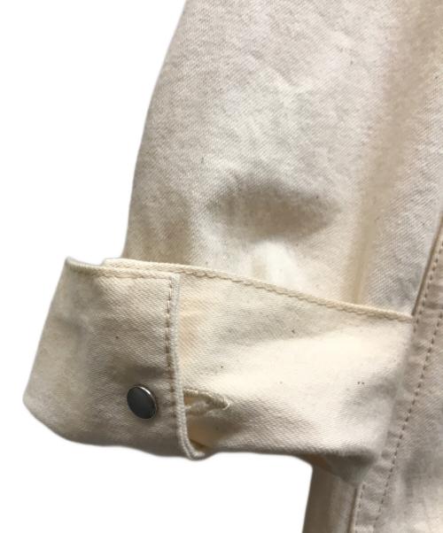 Jeanik（ジーニック）jeanik (ジーニック) 襟コーデュロイカバーオール / JEANIK0107 アイボリー サイズ:Sの古着・服飾アイテム