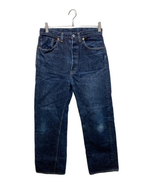 TCB jeans（ティーシービー ジーンズ）TCB JEANS (ティーシービー ジーンズ) セルビッチデニムパンツ ブラック サイズ:32の古着・服飾アイテム