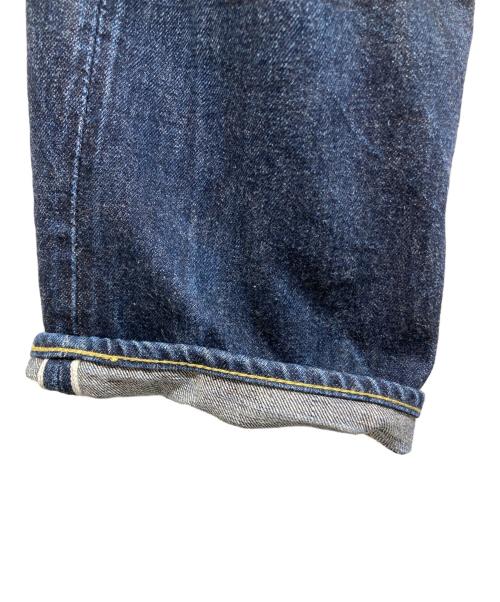 TCB jeans（ティーシービー ジーンズ）TCB JEANS (ティーシービー ジーンズ) セルビッチデニムパンツ ブラック サイズ:32の古着・服飾アイテム