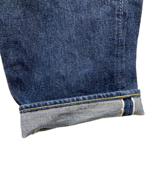 TCB jeans（ティーシービー ジーンズ）TCB JEANS (ティーシービー ジーンズ) セルビッチデニムパンツ ブラック サイズ:32の古着・服飾アイテム