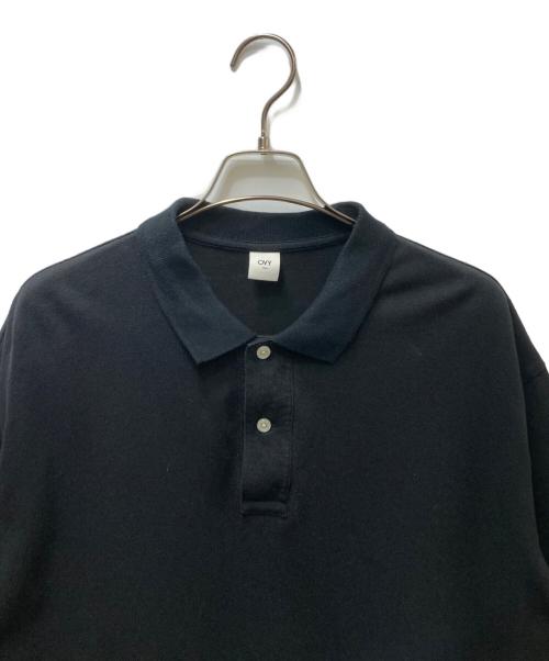 OVY（オヴィー）OVY (オヴィー) Standard Seed Stitch Polo ブラック サイズ:Lの古着・服飾アイテム