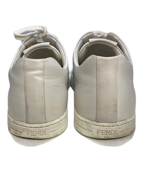 FENDI（フェンディ）FENDI (フェンディ) モンスターパッチ スニーカー ホワイト サイズ:7Eの古着・服飾アイテム