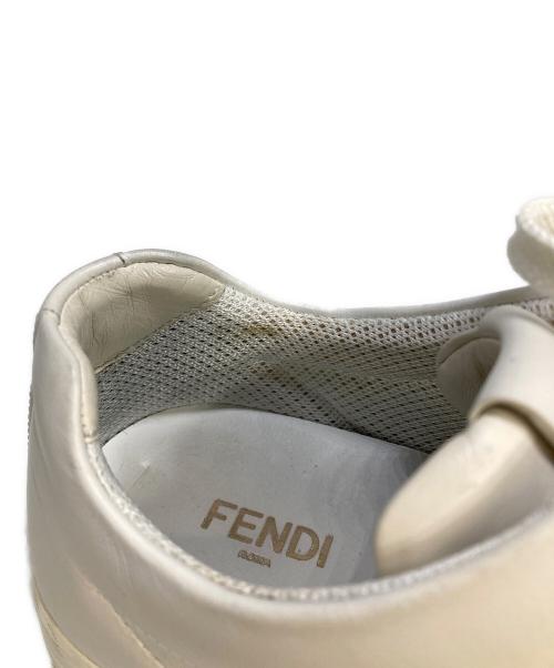 FENDI（フェンディ）FENDI (フェンディ) モンスターパッチ スニーカー ホワイト サイズ:7Eの古着・服飾アイテム