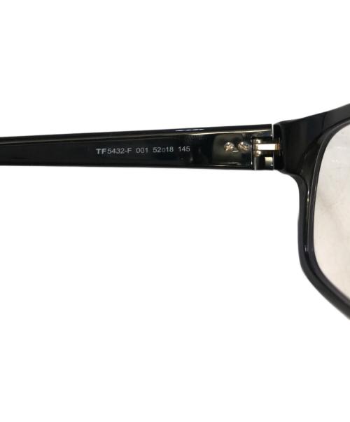 TOM FORD（トムフォード）TOM FORD (トムフォード) ブラックフレーム眼鏡 ブラック サイズ:SIZE 52 18の古着・服飾アイテム