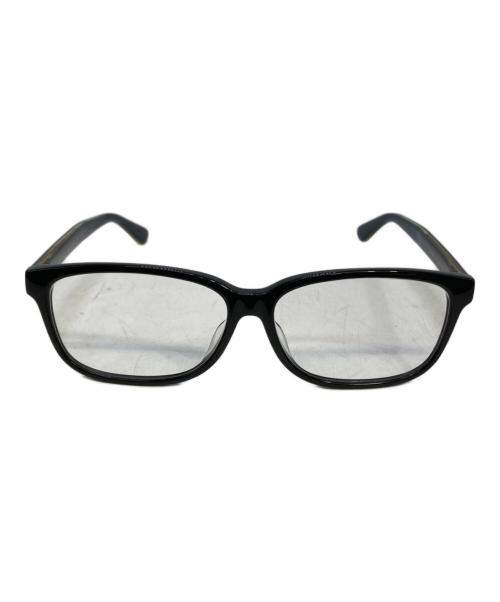 GUCCI（グッチ）GUCCI (グッチ) スクエア眼鏡 GG386OA ブラック サイズ:SIZE 55 13-145の古着・服飾アイテム