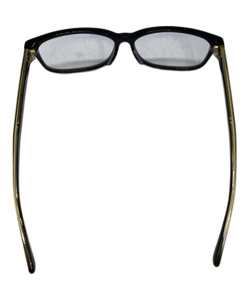 GUCCI（グッチ）GUCCI (グッチ) スクエア眼鏡 GG386OA ブラック サイズ:SIZE 55 13-145の古着・服飾アイテム