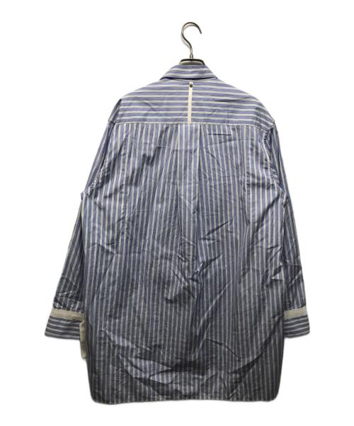 OAMC（オーエーエムシー）OAMC (オーエーエムシー) オーバーサイズストライプシャツ ブルー サイズ:Sの古着・服飾アイテム