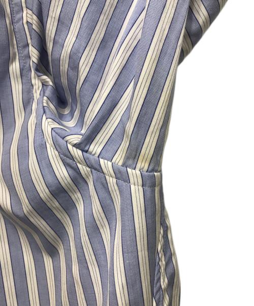 OAMC（オーエーエムシー）OAMC (オーエーエムシー) オーバーサイズストライプシャツ ブルー サイズ:Sの古着・服飾アイテム