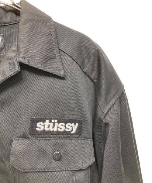 stussy（ステューシー）stussy (ステューシー) Dickies (ディッキーズ) クロップドワークジャケット ブラック サイズ:Sの古着・服飾アイテム
