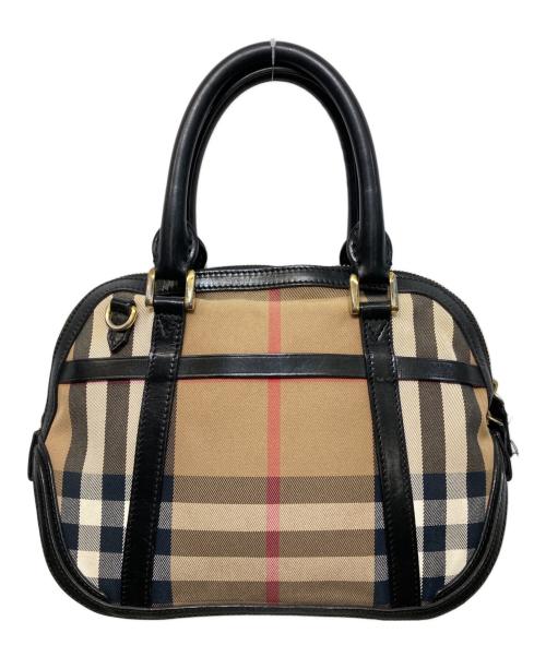BURBERRY（バーバリー）BURBERRY (バーバリー) ノバチェックハンドバッグ ブラウンの古着・服飾アイテム