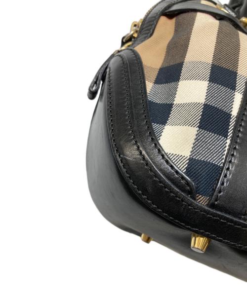 BURBERRY（バーバリー）BURBERRY (バーバリー) ノバチェックハンドバッグ ブラウンの古着・服飾アイテム