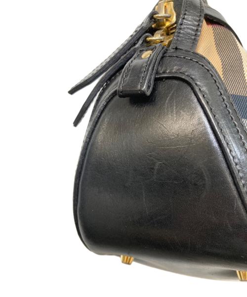 BURBERRY（バーバリー）BURBERRY (バーバリー) ノバチェックハンドバッグ ブラウンの古着・服飾アイテム