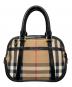 BURBERRY (バーバリー) ノバチェックハンドバッグ ブラウン：15000円