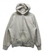 ANCELLMアンセルム）の古着「ZIP HOODIE」｜グレー