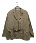 barbell objectバーベルオブジェクト）の古着「belted jkt」｜ブラウン