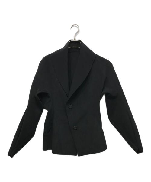 ISSEY MIYAKE（イッセイミヤケ）ISSEY MIYAKE (イッセイミヤケ) ショールカラージャケット ブラック サイズ:2の古着・服飾アイテム