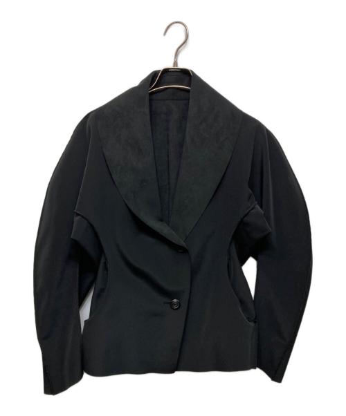 ISSEY MIYAKE（イッセイミヤケ）ISSEY MIYAKE (イッセイミヤケ) ショールカラージャケット ブラック サイズ:2の古着・服飾アイテム