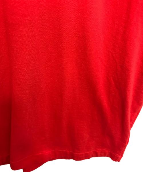 PLAY COMME des GARCONS（プレイコムデギャルソン）PLAY COMME des GARCONS (プレイコムデギャルソン) T-Shirt With Twin Emblem レッド サイズ:Lの古着・服飾アイテム