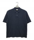 maison kitsuneメゾンキツネ）の古着「ボールド フォックスヘッド パッチ オーバーサイズ ポロ」｜ネイビー