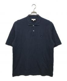 maison kitsune（メゾンキツネ）の古着「ボールド フォックスヘッド パッチ オーバーサイズ ポロ」｜ネイビー
