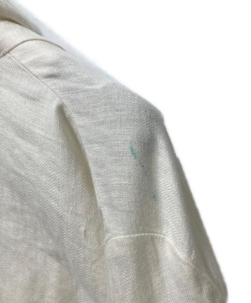 Spick and Span（スピック＆スパン）Spick and Span (スピック＆スパン) リネンテーラードジャケット ホワイト サイズ:34の古着・服飾アイテム