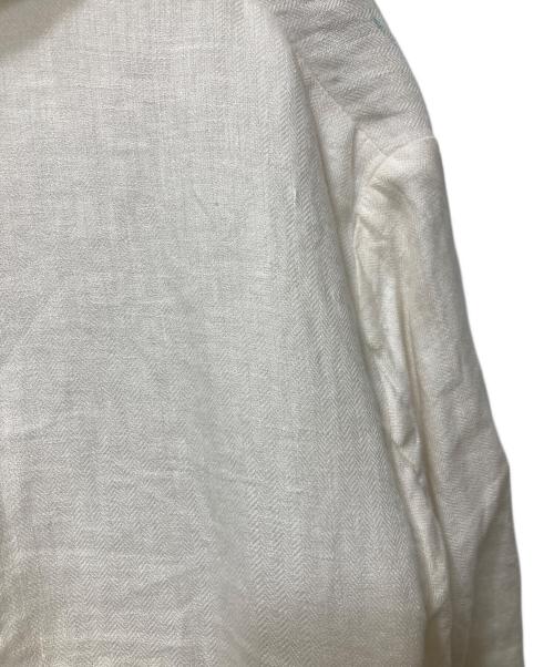 Spick and Span（スピック＆スパン）Spick and Span (スピック＆スパン) リネンテーラードジャケット ホワイト サイズ:34の古着・服飾アイテム