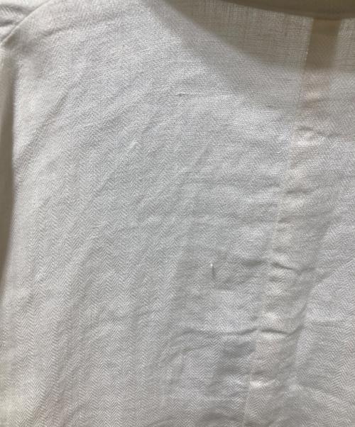 Spick and Span（スピック＆スパン）Spick and Span (スピック＆スパン) リネンテーラードジャケット ホワイト サイズ:34の古着・服飾アイテム
