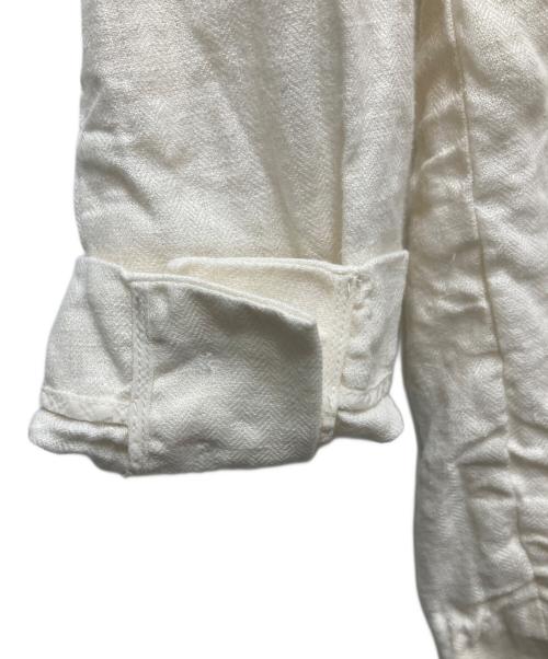 Spick and Span（スピック＆スパン）Spick and Span (スピック＆スパン) リネンテーラードジャケット ホワイト サイズ:34の古着・服飾アイテム