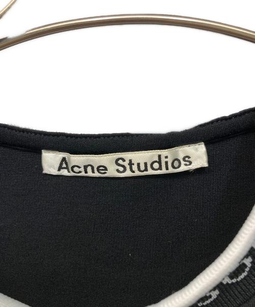 Acne studios（アクネ ストゥディオズ）ACNE STUDIOS (アクネ ストゥディオズ) EXTORR LOGO T-SHIRT ブラック サイズ:Mの古着・服飾アイテム