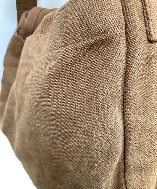 COMOLI（コモリ）COMOLI (コモリ) ヘンプダック ショルダーバッグ ブラウンの古着・服飾アイテム