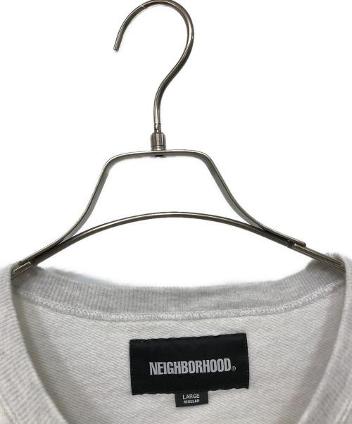 NEIGHBORHOOD（ネイバーフッド）NEIGHBORHOOD (ネイバーフッド) STAPLE SWEAT SHIRT LS グレー サイズ:Lの古着・服飾アイテム