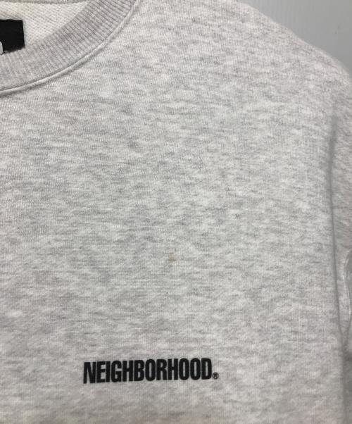 NEIGHBORHOOD（ネイバーフッド）NEIGHBORHOOD (ネイバーフッド) STAPLE SWEAT SHIRT LS グレー サイズ:Lの古着・服飾アイテム