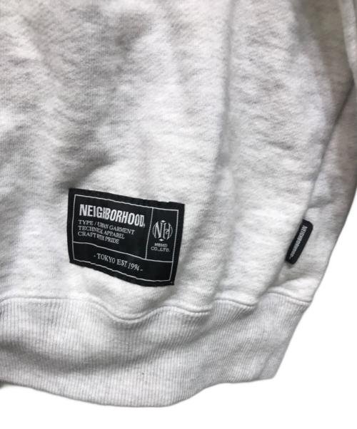 NEIGHBORHOOD（ネイバーフッド）NEIGHBORHOOD (ネイバーフッド) STAPLE SWEAT SHIRT LS グレー サイズ:Lの古着・服飾アイテム