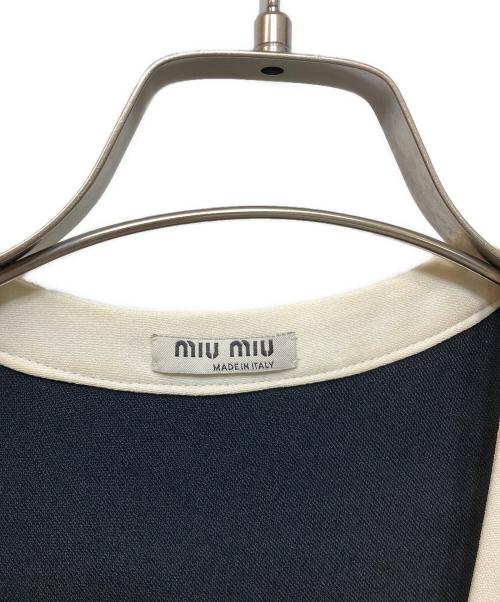 MIU MIU（ミュウミュウ）MIU MIU (ミュウミュウ) タンクトップ ブラック サイズ:40の古着・服飾アイテム