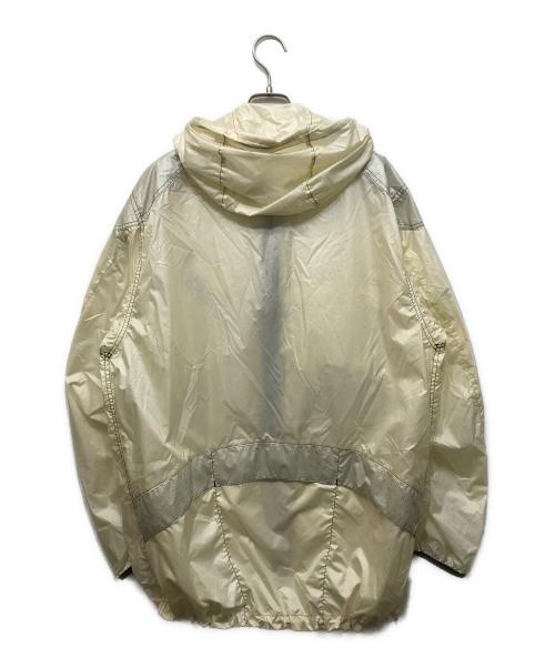 and wander（アンドワンダー）and wander (アンドワンダー) Barbour (バブアー) SHINY WIND HOODIE ベージュ サイズ:4の古着・服飾アイテム