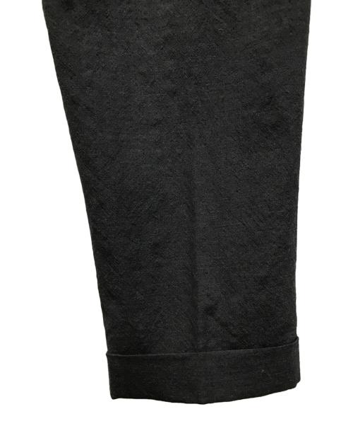 COMOLI（コモリ）COMOLI (コモリ) ウール 2タックパンツ ブラック サイズ:2の古着・服飾アイテム