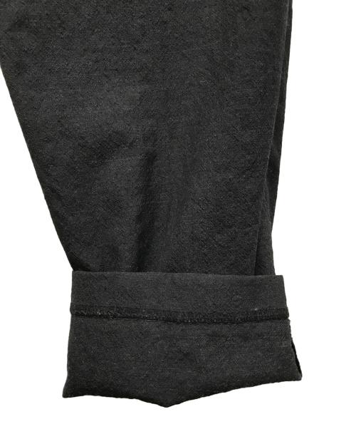 COMOLI（コモリ）COMOLI (コモリ) ウール 2タックパンツ ブラック サイズ:2の古着・服飾アイテム