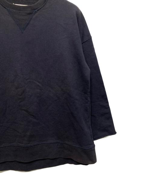Maison Margiela（メゾンマルジェラ）Maison Margiela (メゾンマルジェラ) オーバーサイズスウェットシャツ ネイビー サイズ:XSの古着・服飾アイテム